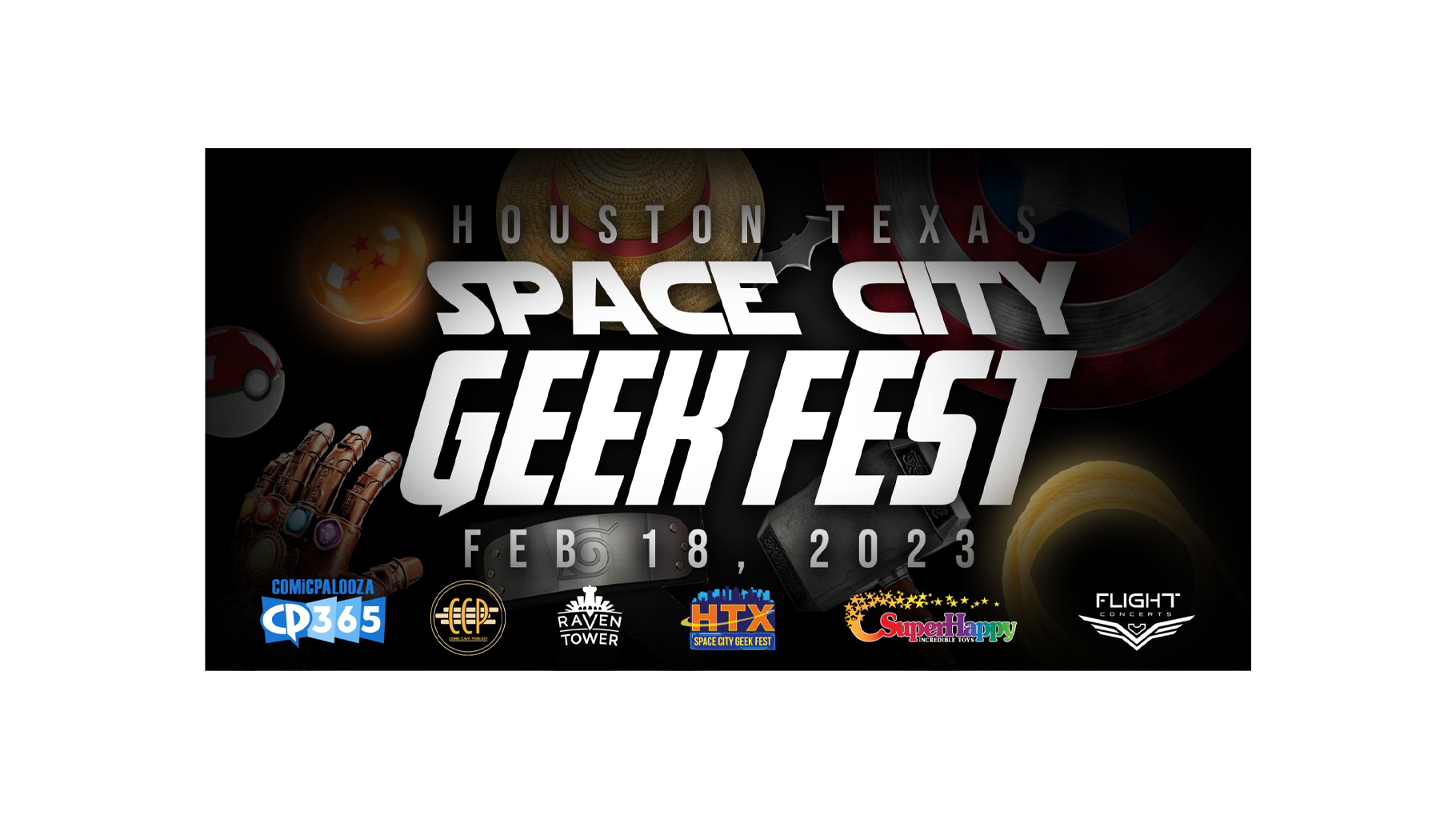 CP365 Event, Space City Geek Fest, February 18th